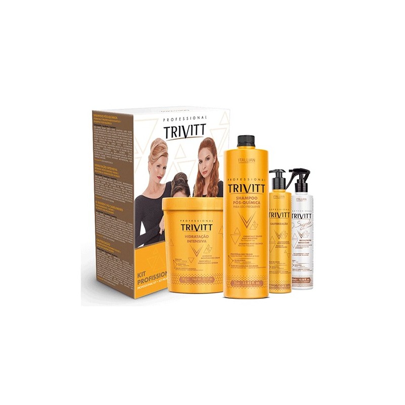 Kit Tratamento Profissional Trivitt Cauterização -  Itallian Trivitt  Beautecombeleza.com