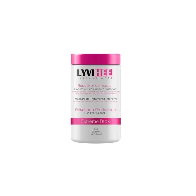 Mass Replenisher Anti Frizz Reconstruction Intensive Extreme Btox 1Kg - Lyvihee Beautecombeleza.com Mass Replenisher Anti Frizz Reconstruction Intensive Extreme Btox 1Kg - Lyvihee Beautecombeleza.com
