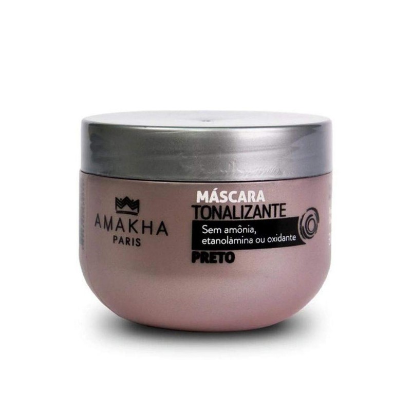 Máscara Tonalizante Preto 300g - Amakha Beautecombeleza.com