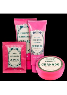 Granado Pink SPA Détente pour les Pieds  Kit 4 Products - Granado  Beautecombeleza.com