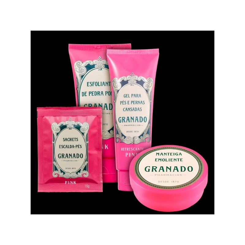 Granado Pink SPA Détente pour les Pieds  Kit 4 Products - Granado  Beautecombeleza.com