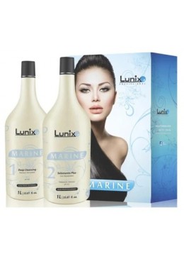 Marine  Lissage Brèsilien Kit 2x1L - Lunix Beautecombeleza.com