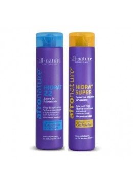 Afro Hidrat 22 Moisturizer Definition Curly Hair Leave-In Kit 2x300 - All Nature Beautecombeleza.com