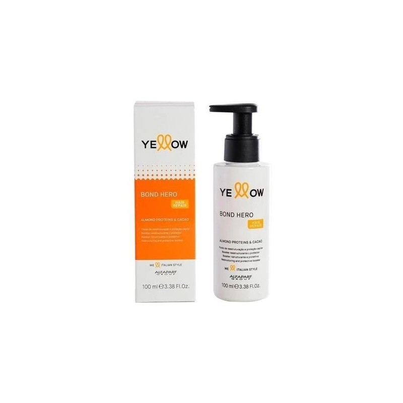 Bond Hero Hair Repair Almond Proteins Cocoa Treatment Fluid 100ml - Yellow Beautecombeleza.com