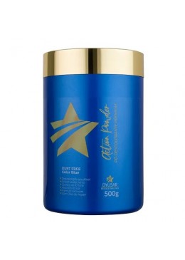 Dust Free Blue Action Powder Premium Argan Bleaching Discoloration 500g - Dyusar Beautecombeleza.com