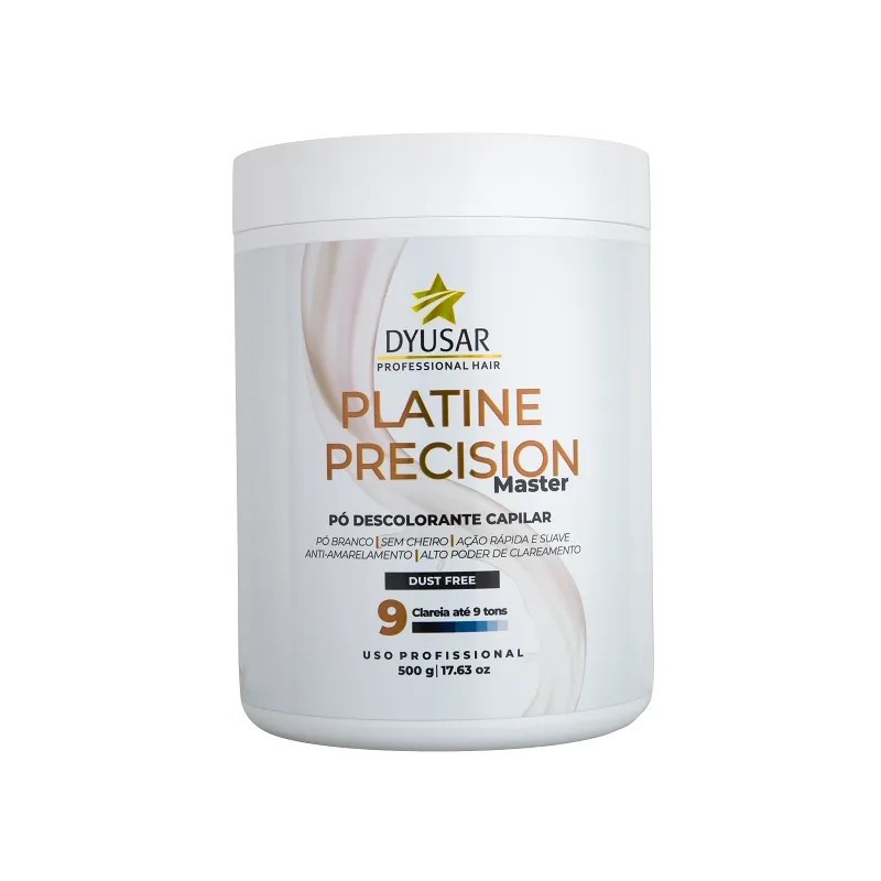 Platine Precision Master Dust Free 9 Tones White Bleaching Powder 500g - Dyusar Beautecombeleza.com Platine Precision Master Dust Free 9 Tones White Bleaching Powder 500g - Dyusar Beautecombeleza.com