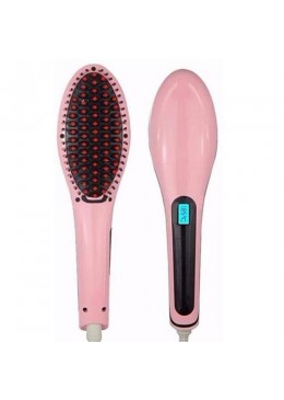 Escova Alisadora Fast Hair Straightener Rosa - Bivolt  - Roger Beautecombeleza.com