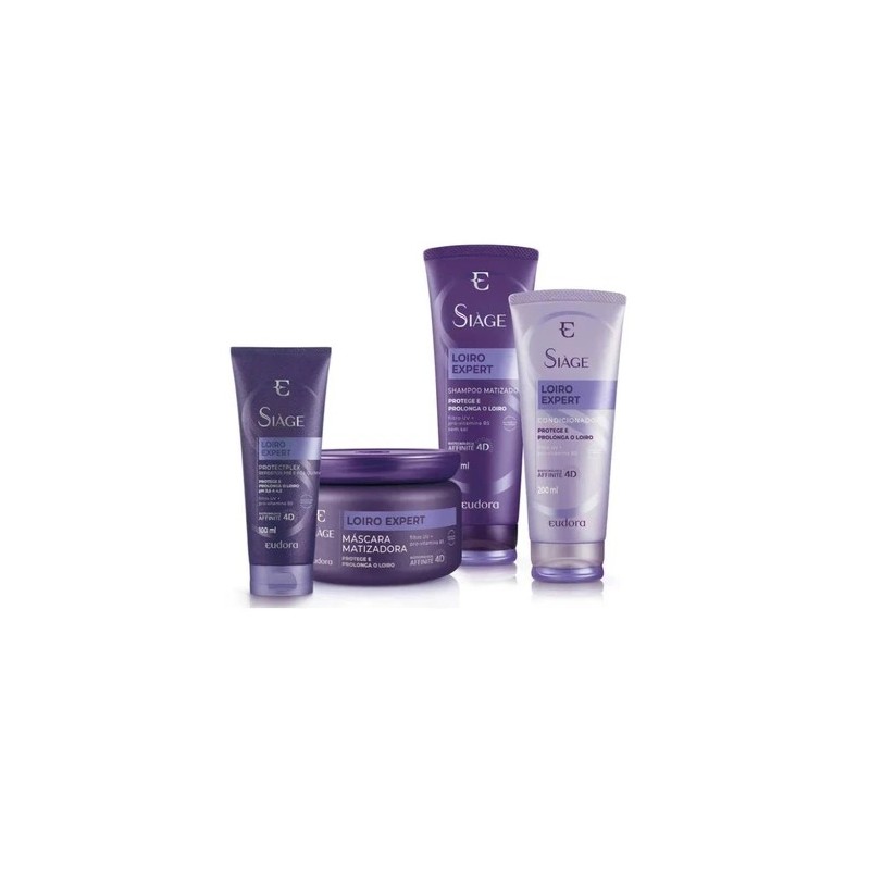 Siàge Loiro Expert Kit 4 Itens - Eudora Beautecombeleza.com