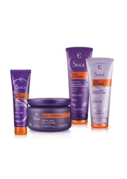 Siàge Intense Smooth Sealing Anti Frizz Creatine 4D Treatment 4 Itens - Eudora Beautecombeleza.com