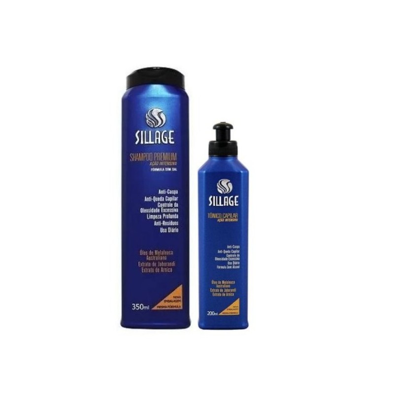 Ação Intensiva - Shampoo e Tônico 2 Prod. - Sillage Beautecombeleza.com Ação Intensiva - Shampoo e Tônico 2 Prod. - Sillage Beautecombeleza.com