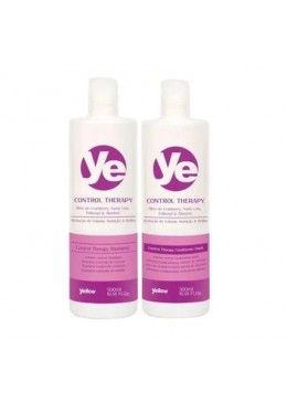 Control Therapy Volume Reduction Nutrition Brightness Treatment 2x500ml - Yellow Beautecombeleza.com