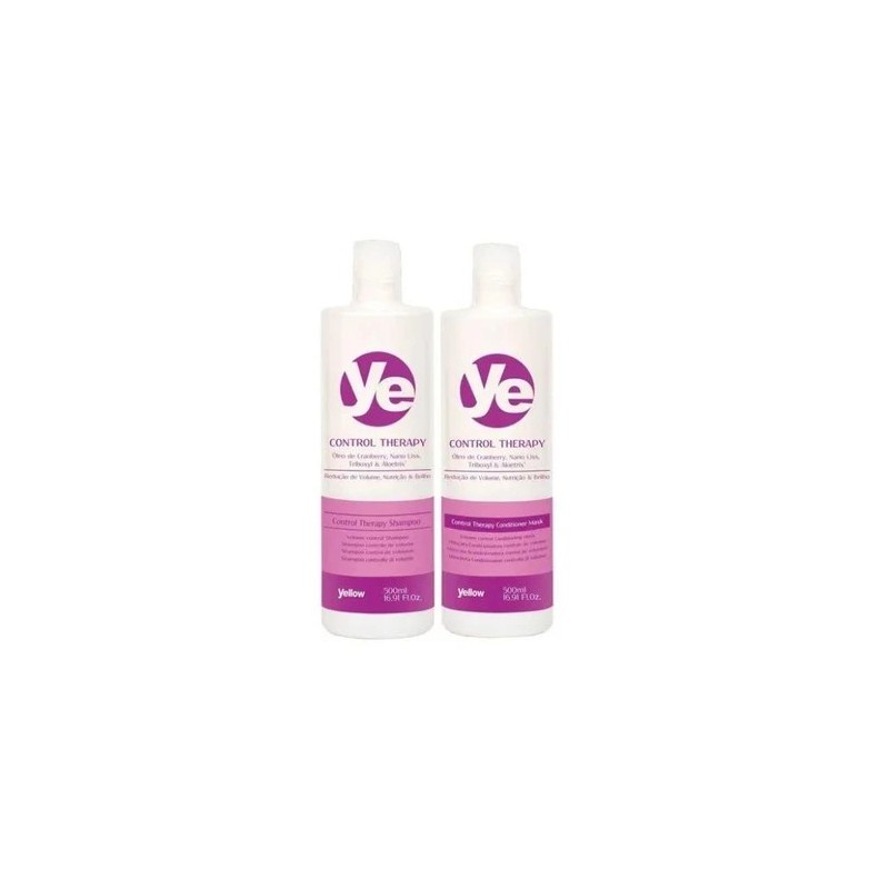 Yellow Control Therapy Kit 2x500ml - Yellow Beautecombeleza.com Yellow Control Therapy Kit 2x500ml - Yellow Beautecombeleza.com