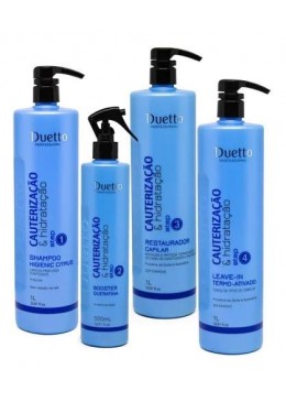 Kit Cauterização E Hidratação 4 Step - Duetto 
 Beautecombeleza.com