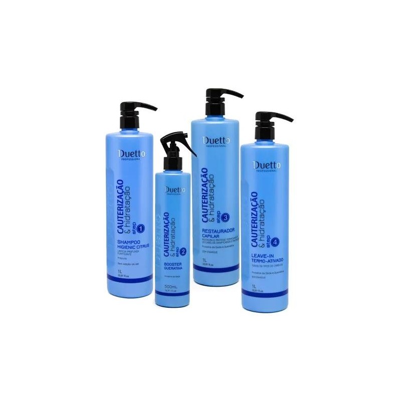 Kit Cautérisation et Hydratation 4 Step - Duetto 
 Beautecombeleza.com