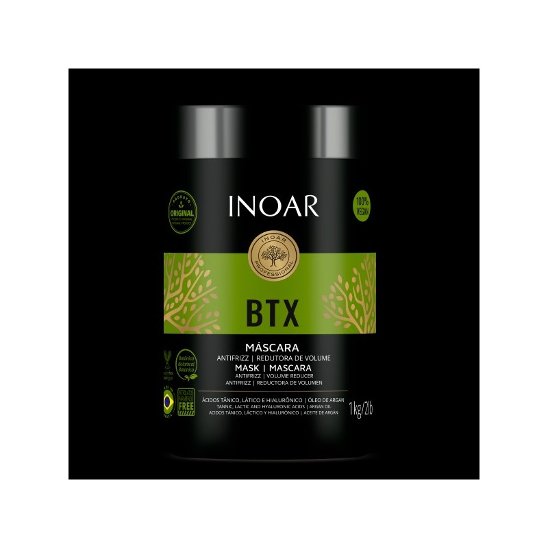 Btx Inoar Máscara Redutor De Volume Antifrizz 1 Kg - Inoar Beautecombeleza.com Btx Inoar Máscara Redutor De Volume Antifrizz 1 Kg - Inoar Beautecombeleza.com