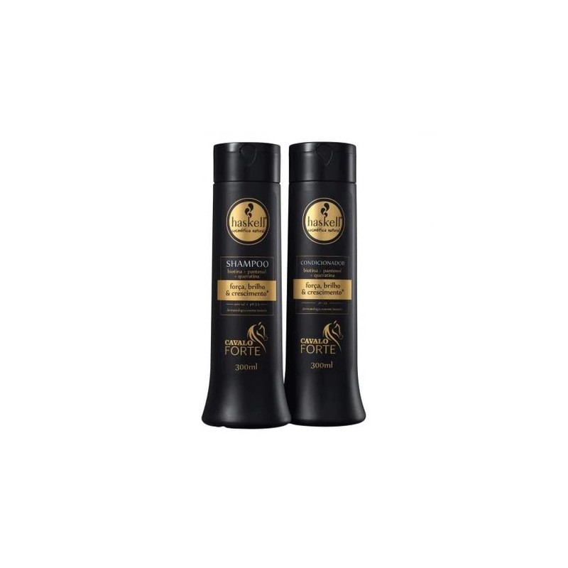Haskell Cavalo Forte Duo Kit 2x300ml - Haskell Beautecombeleza.com Haskell Cavalo Forte Duo Kit 2x300ml - Haskell Beautecombeleza.com