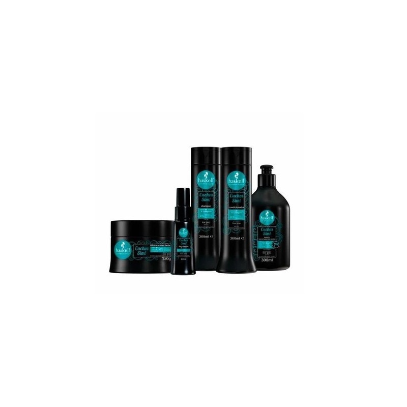 Yes Curls Coconut Collagen Keratin Nourishing Treatment Kit 5 Products - Haskell Beautecombeleza.com