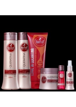 Queratina Tratamento Kit 6 Produtos - Haskell Beautecombeleza.com