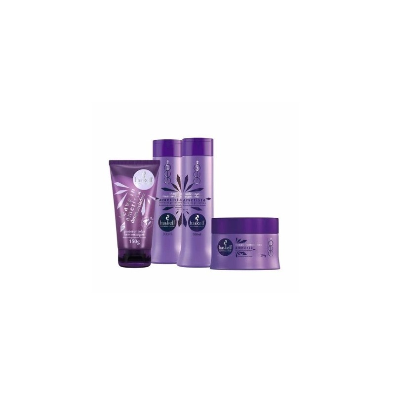 Blond Gray Hydra Hair Smoothness Silky Touch Treatment Amethyst 4 Prod - Haskell 
 Beautecombeleza.com