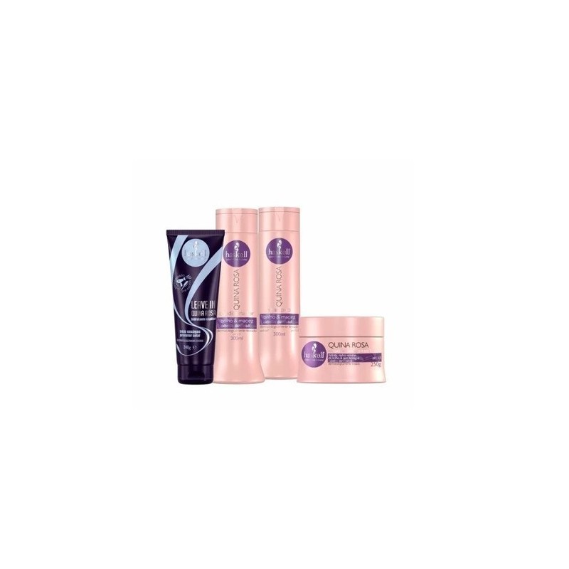 Haskell Quina Rosa Kit 4 Prod. - Haskell Beautecombeleza.com Haskell Quina Rosa Kit 4 Prod. - Haskell Beautecombeleza.com