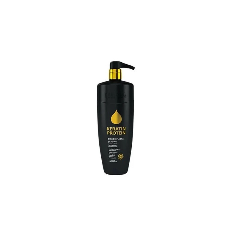 Keratin Protein Carbonoplasty Semi-Definitive Hair Brush Organic Gel 1L - Nuance Beautecombeleza.com