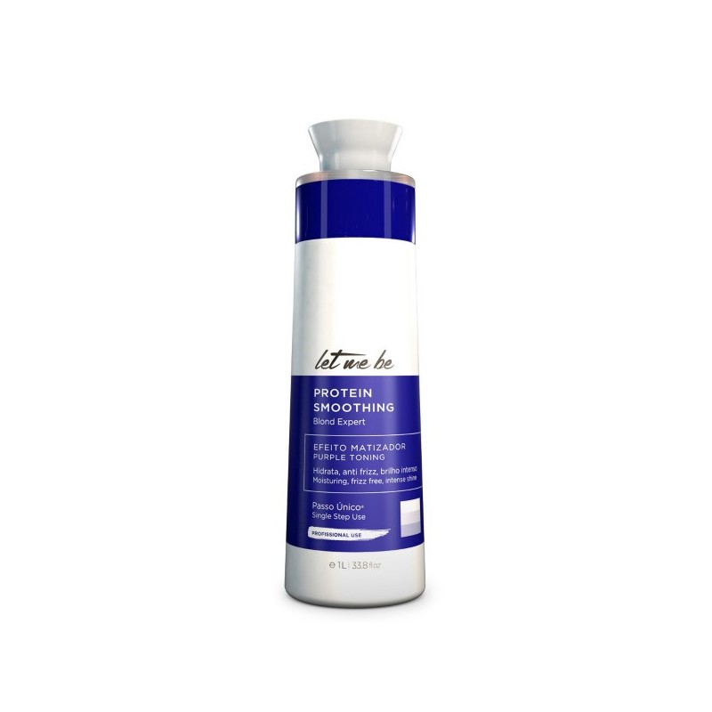 Progressiva Let Me Be Protein Smoothing Matizadora Blond 1L - ProSalon Beautecombeleza.com Progressiva Let Me Be Protein Smoothing Matizadora Blond 1L - ProSalon Beautecombeleza.com