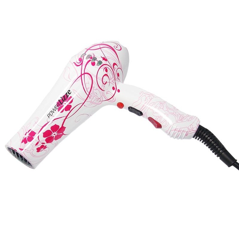 Secador de Cabelo Power Colorfull Branco 220V 2200W - Lizze Beautecombeleza.com