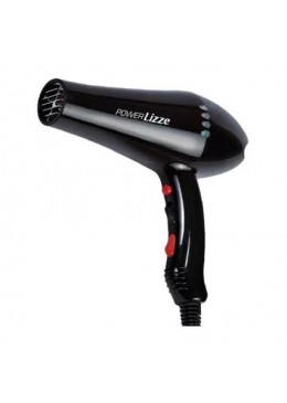 Professional Brushing Power Lizze Hairstyling Black Dryer 2200W 220V - Lizze Beautecombeleza.com