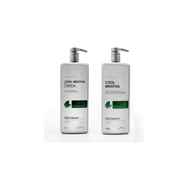 Kit Line Detox Cool Mentha Dicolore Shampoo Cond - Dicolore Beautecombeleza.com