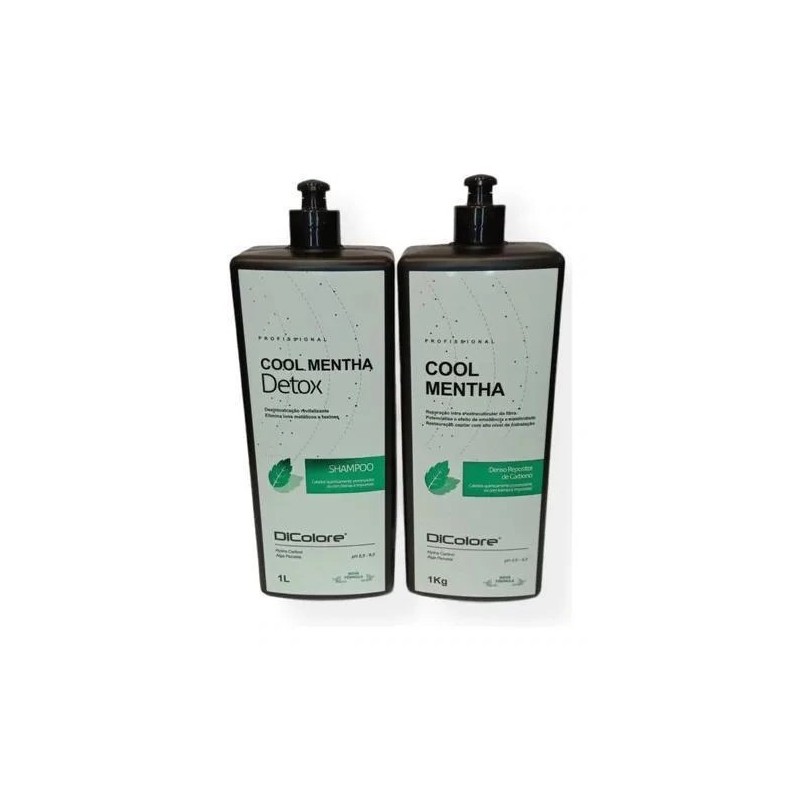 Kit Shampoo Detox e Creme Repositor De Carbono - Dicolore Beautecombeleza.com