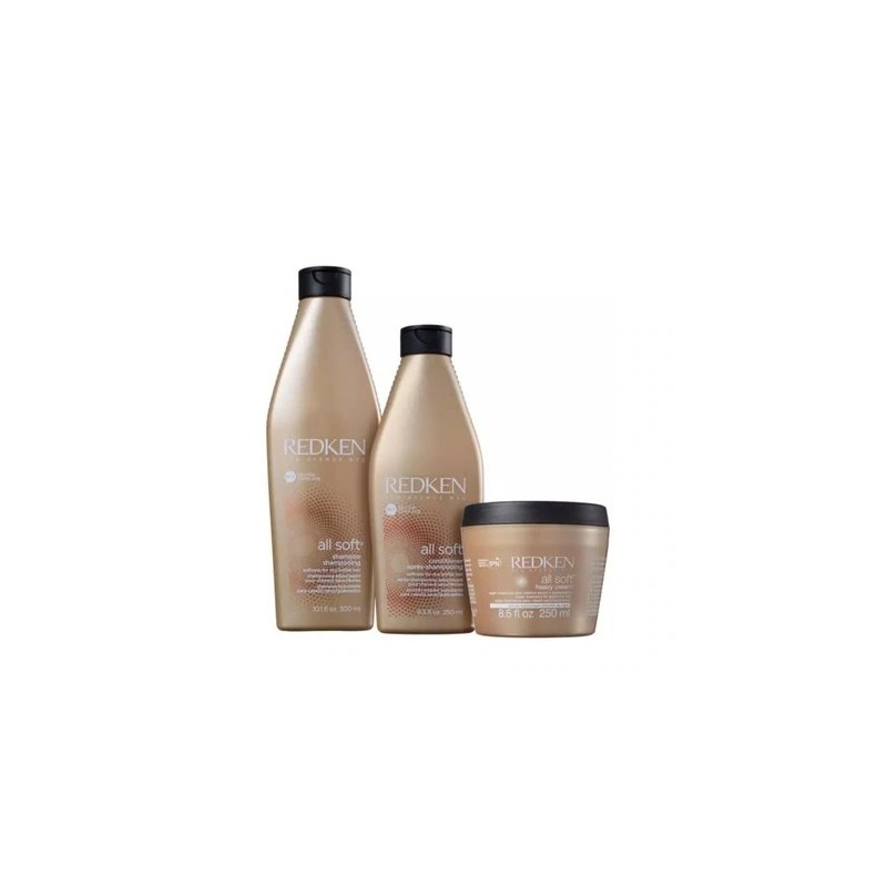 All Soft Mega Dry Hair Nutritive Mix RCT Protein Treatment Kit 2x1000ml - Redken  Beautecombeleza.com