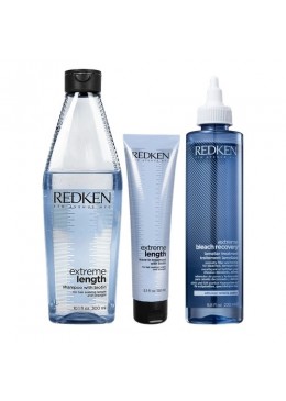 Blond Damaged Fine Hair Extreme Length Bleach Recovery Kit 3 Itens - Redken Beautecombeleza.com