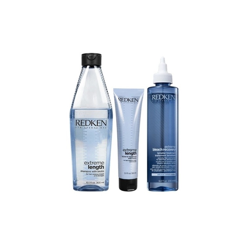 Extreme Length Cheveux Décolorés et Blond Kit 3 Produits - Redken  Beautecombeleza.com