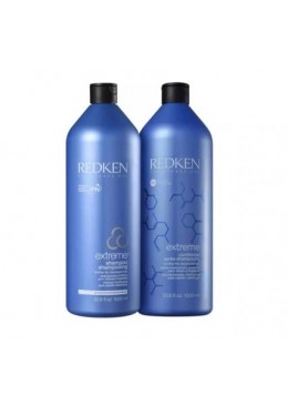 Extreme Damaged Fragile Brittle Hair Strengthening Kit 2x1000ml - Redken Beautecombeleza.com;