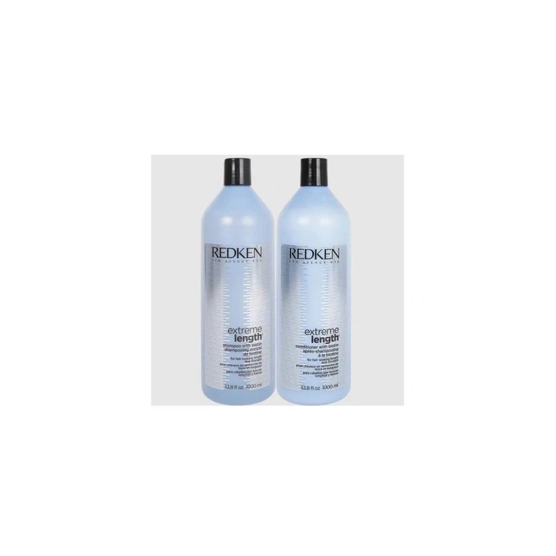 Extreme Length Biotin Castor Oil Hair Growth Treatment Kit 2x1000ml - Redken Beautecombeleza.com
