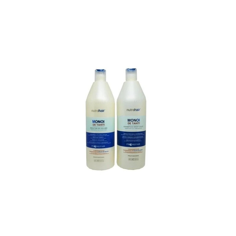 Monoi de Tahiti Redutor de Volume Kit 2x1L - NutraHair