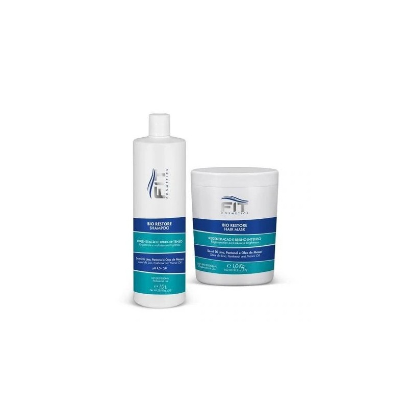 Bio Restore Reconstruction Capillaire Kit 2x1kg - Fit Cosmetics  Beautecombeleza.com