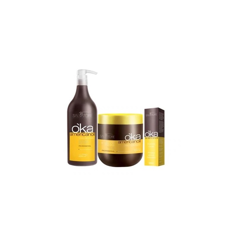 Oka Americanoil Kit 3 Produit - Salvatore   Beautecombeleza.com