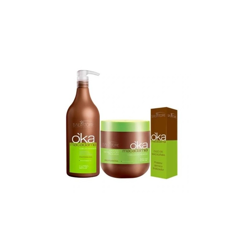 Salvatore Oka Macadamia Curly Hair Moisturizing Hydration Protection 3 Prod. Beautecombeleza.com Salvatore Oka Macadamia Curly Hair Moisturizing Hydration Protection 3 Prod. Beautecombeleza.com