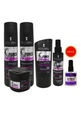 Combo Ultra Force Efeito Rapunzel Kit 5 - Hidrabell Beautecombeleza.com