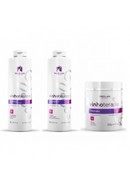 Vinhoterapia Botox Kit 3x1L - Tree Liss Beautecombeleza.com