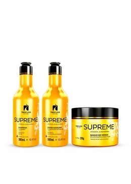 Supreme pour Cheveux Traités Chimiquement Kit 3 Produits - Tree Liss Beautecombeleza.com