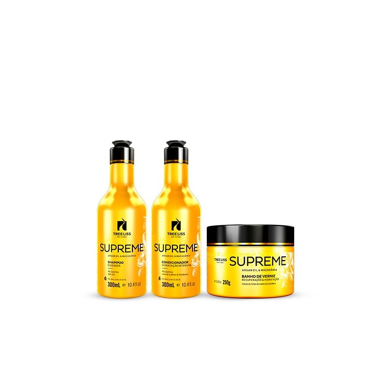 Supreme Kit 3 Produtos - Tree Liss  Beautecombeleza.com