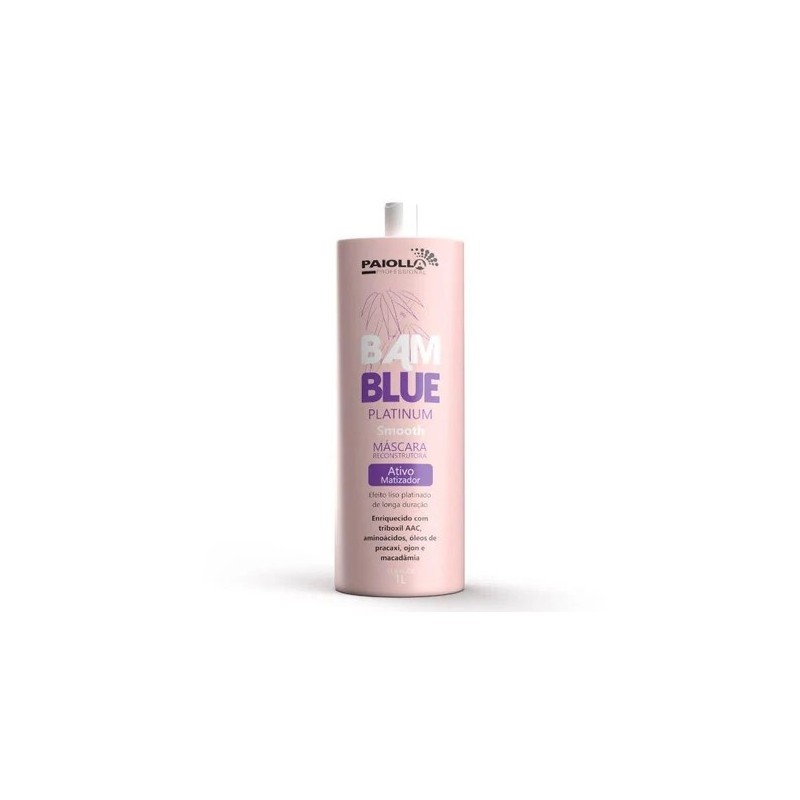 Escova Progressiva Sem Formol Ciare Bamblue Platinum Smooth  1L - Paiolla Beautecombeleza.com