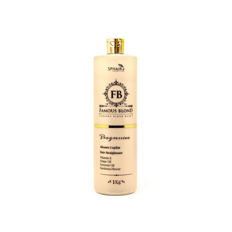 Escova Progressiva Famous Blond 1kg - Sphair Beautecombeleza.com Escova Progressiva Famous Blond 1kg - Sphair Beautecombeleza.com