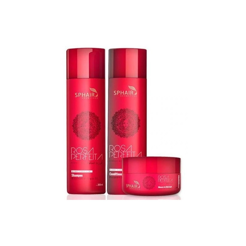 Rosa Perfeita Home Care  Kit 3 Produits - Sphair Beautecombeleza.com