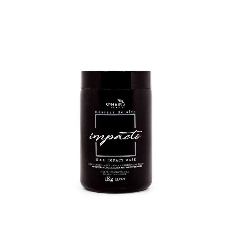 High Impact Coconut Macadamia Wheat Protein Hair Treatment Mask 1Kg - Sphair Beautecombeleza.com High Impact Coconut Macadamia Wheat Protein Hair Treatment Mask 1Kg - Sphair Beautecombeleza.com