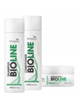 Bioline Organic Home Care Maintenance Hair Treatment Kit 3 Products - Sphair Beautecombeleza.com