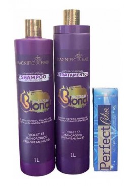 Kit Progressiva Platinum Blond + Brinde Color – Magnific Hair Beautecombeleza.com