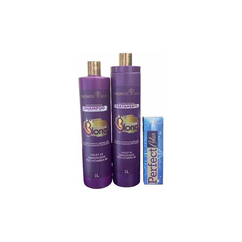 Kit Progressiva Platinum Blond + Brinde Color – Magnific Hair Beautecombeleza.com